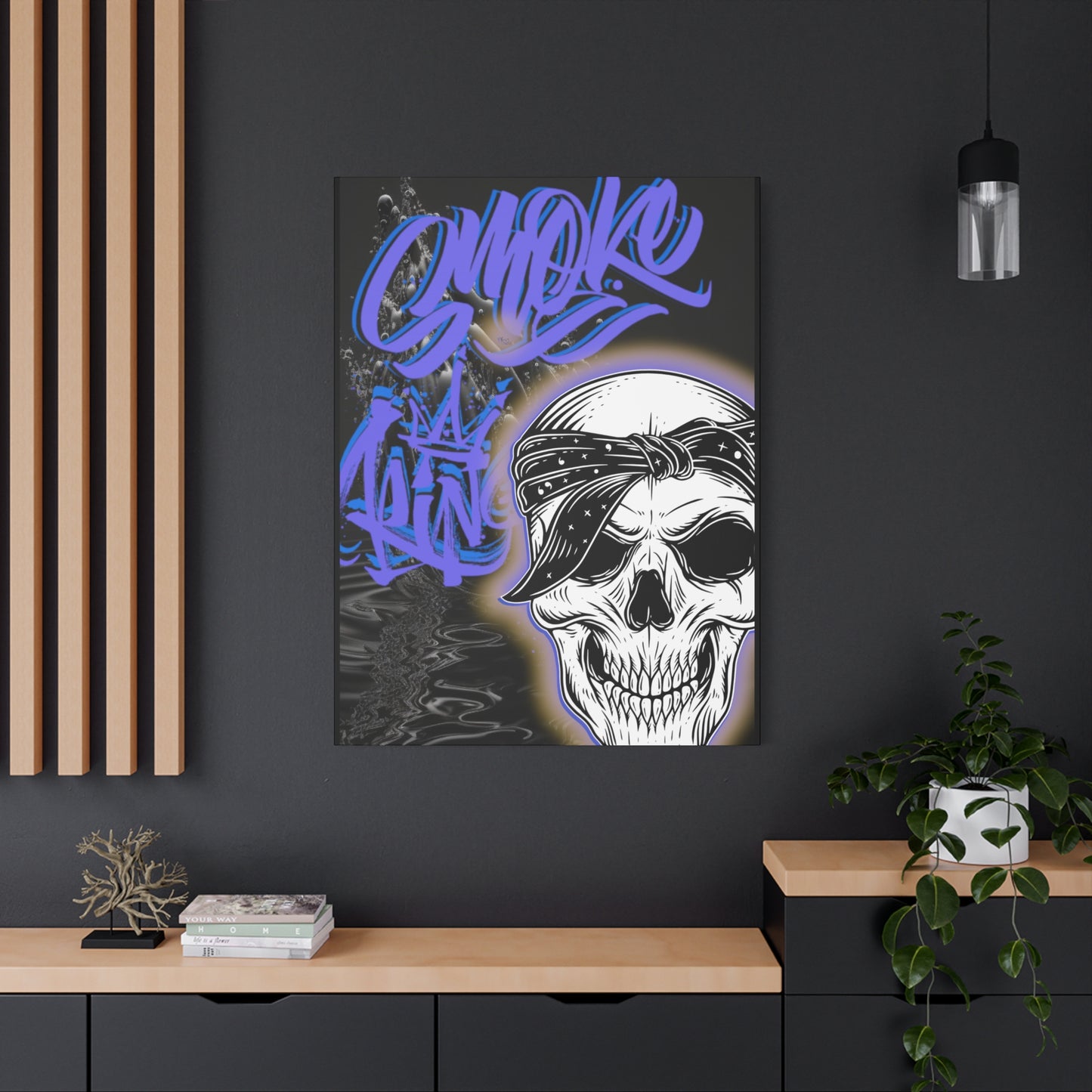 Smoke king wall canvas