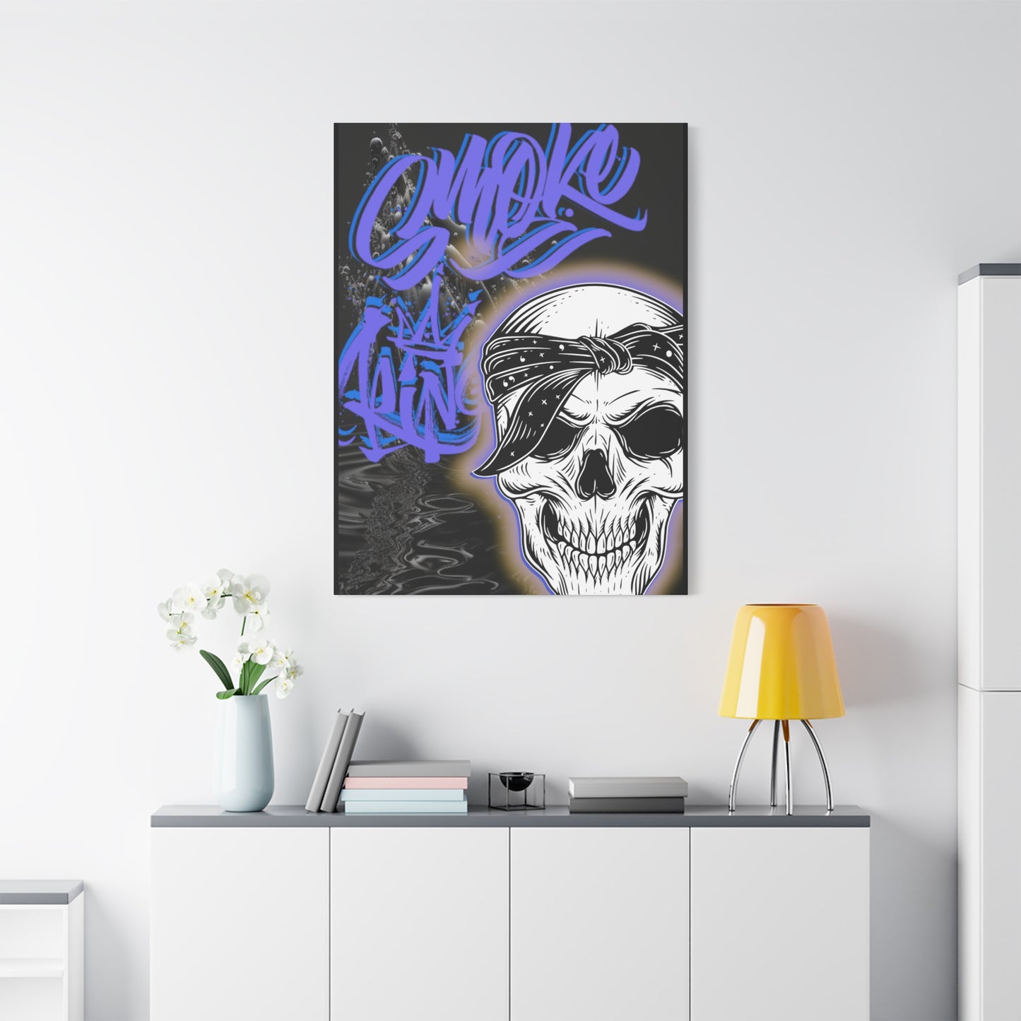 Smoke king wall canvas