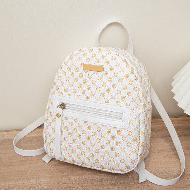 Women's Casual Sequin Decorative Dotted Prints Backpack